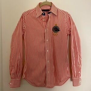 Ralph Lauren Yachting Club Red striped shirt
